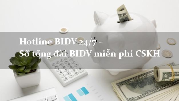 Hotline BIDV 24/7 - Số tổng đài BIDV miễn phí CSKH